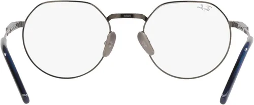 Vista 7 de Ray-Ban RX8265v Jack - Marcos redondos de titanio para gafas graduadas