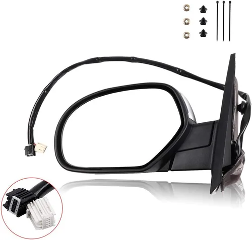 Vista 8 de SCITOO Espejo retrovisor lateral del conductor apto para 2007 para Chevy Silverado Pickup nuevos modelos de estilo de carrocería 2008-2013 ajuste