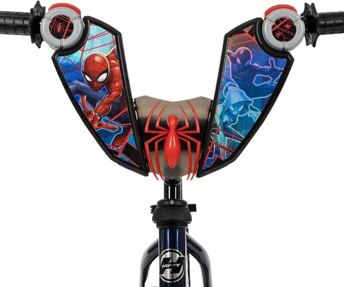 Vista 8 de Huffy Disney and Marvel 12/16 Inch Boys Bikes, Multiple Color Options Abismo azul Spider-Man