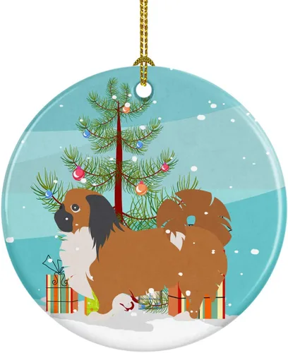 Vista 91 de Caroline's Treasures Cavalier King Charles Spaniel - Adorno de cerámica para árbol de Navidad, decoración colgante para el hogar, Navidad, fiestas