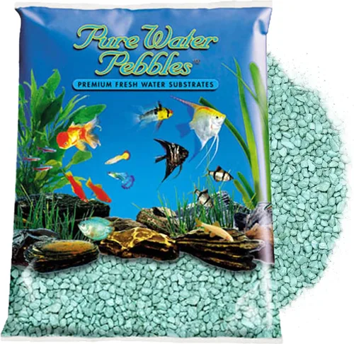 Vista 11 de Pure Water Pebbles Blakberry Glo - Grava de acuario – 5 libras – No tóxico, no destiñe, sustrato vibrante para acuarios, terrarios, estanques