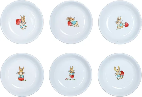 Vista 16 de Divertidos platos de cerámica con diseño de vaca y pájaro de caricatura, platos de condimentos, cuencos de sushi y soja, platos de aperitivo, platos