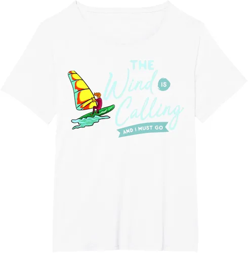 Vista 102 de Windsurfing Board Camiseta Windsurfer, Negro