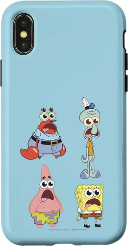 Vista 5 de Spongebob Squarepants Carcasa para iPhone 17 de Group Shot Stare