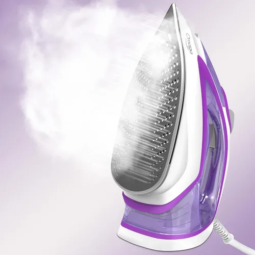 Vista 11 de OMAIGA - Plancha inalámbrica para ropa, plancha de vapor de 1500W con calentamiento rápido, suela de cerámica, apagado automático, autolimpieza
