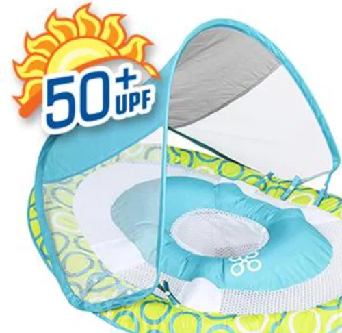 Vista 7 de SwimWays Baby Spring Float Mommy and Me with Canopy