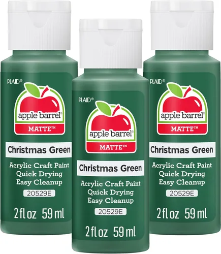 Vista 99 de Apple Barrel 20529 Pintura acrílica, 2 onzas, verde Navidad, paquete de 2