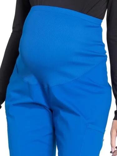Vista 3 de Cherokee Pantalones de maternidad para mujer, ropa de trabajo profesional suave elástico WW220