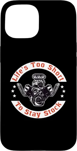 Vista 6 de iPhone 13 Pro Max Life es demasiado corta para mantenerse en stock - Drag Racing Muscle Car V8 Case
