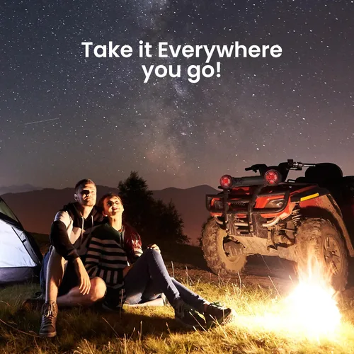 Vista 6 de Pyle Sistema de audio marino impermeable de 800 W con transmisión Bluetooth, luces LED y amplificador integrado, altavoces marinos Bluetooth de alta