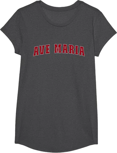 Vista 41 de Ave Maria FL Florida - Camiseta, Negro