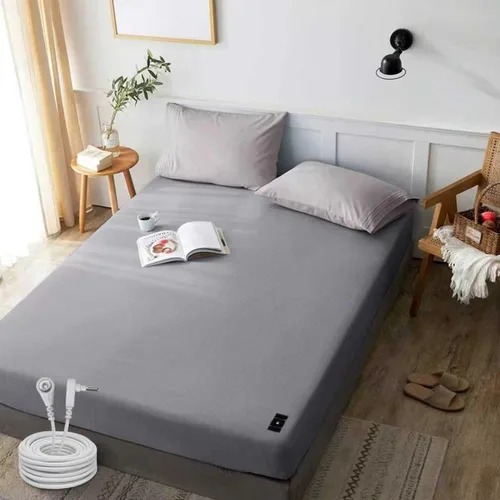 Vista 13 de Grounding Sheets - Sábana bajera ajustable de bolsillo profundo, 90% algodón, 10% fibra plateada, sábanas conectadas a tierra