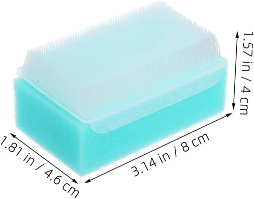 Vista 2 de Multiuso Cepillo de Baño Bebé Herramienta Sensorial 2pcs Terapia Cepillo Set Experiencia Táctil Relajante Diseño Ergonómico