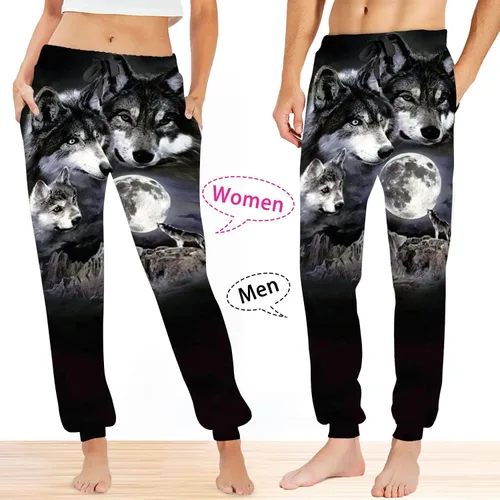Vista 2 de Novedosos pantalones deportivos unisex con gráficos 3D de novedad, pantalones deportivos holgados y frescos S-XXL