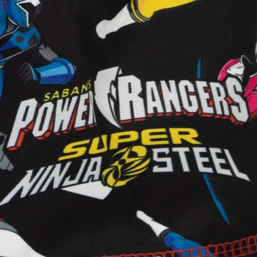 Vista 5 de Power Rangers Conjunto de natación de dos piezas de acero Ninja para niños, Rojo