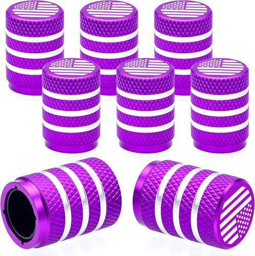 Vista 72 de 4 piezas de tapas de válvula de rueda con forma de punta, válvula de rueda de aleación de aluminio con punta, cubiertas universales de válvula