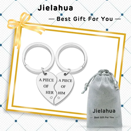 Vista 7 de Boyfriend Husband Gifts from Girlfriend Wife Couples Keychain for Women Men