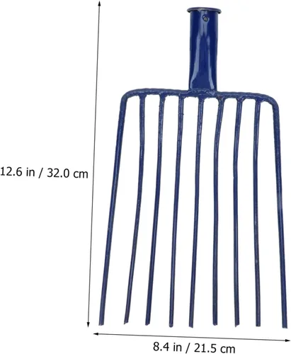 Vista 3 de Happyyami Rastrillo de hojas para arbustos, rastrillo de carbón, pala de carbón, pala de carbón, barbacoa, cucharada de cenizas de carbón