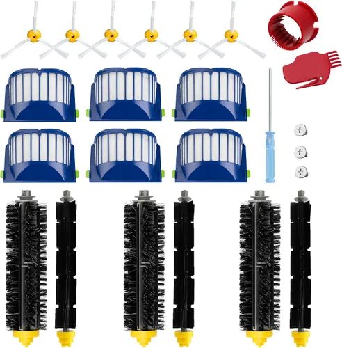 Vista 9 de Funmit Filtro Aero Vac de repuesto para Roomba 500 y 600 Series 536 550 595 614 618 620 630 635 645 650 655 660 665 671 675 677 680 690 694 695