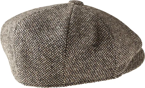 Vista 3 de Peaky Blinders Gorra plana de lana estilo Newsboy de 8 piezas para hombre