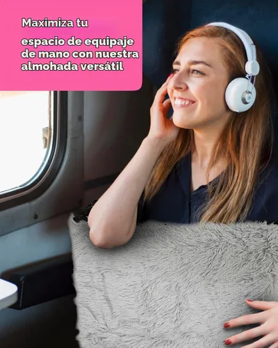 Vista 2 de Skywin - Almohada de viaje rellenable, almohada de viaje plegable