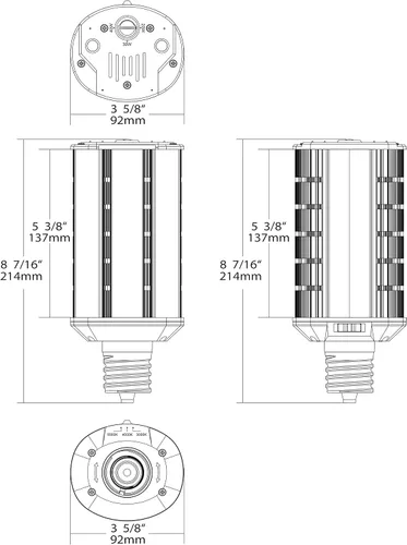 Vista 13 de Satco 40W/LED/WP/CCT/EX39/100-277V Blanco