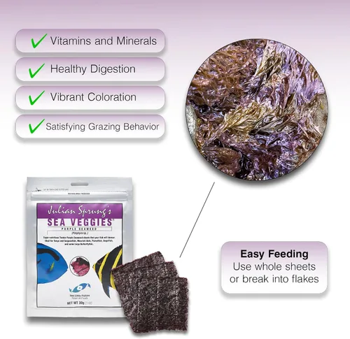 Vista 3 de Two Little Fishies ATLSVPS4 Sea Veg-Purple Seaweed, bolsa de 1 onza