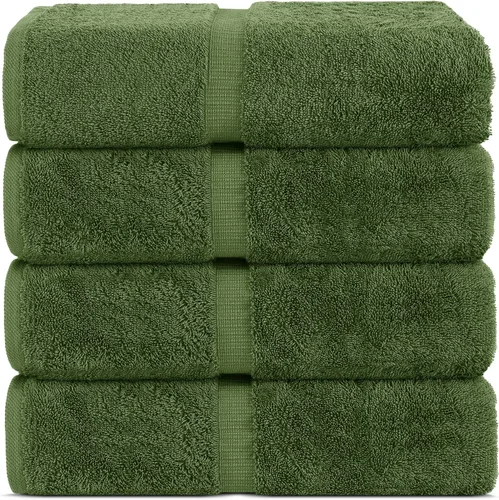 Vista 68 de Chakir Turkish Linens Toallas turcas de alta calidad 100% algodón para baño, toallas de baño grandes de 30 x 60 pulgadas (4 piezas, aguamarina)