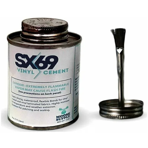 Vista 8 de Pegamento de vinilo para cemento SX-69, lata de 8 onzas, adhesivo
