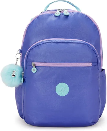 Vista 23 de Mochila Kipling Seoul extra grande para laptop de 17", Grande True Blue Tonal 2