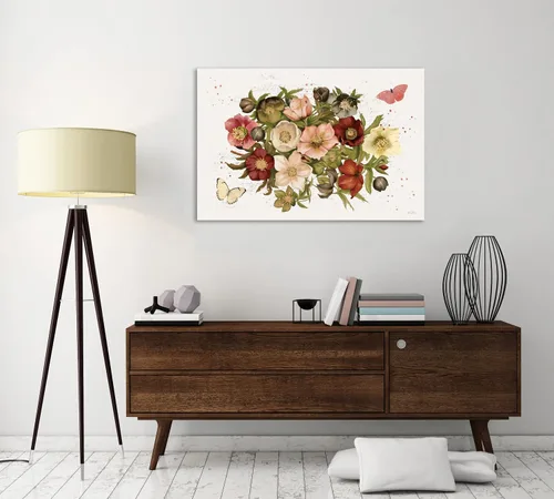 Vista 5 de Jaxson Rea "Vintage Petals IV Gallery Wrapped Canvas by Katie Pertiet, 15" x 10