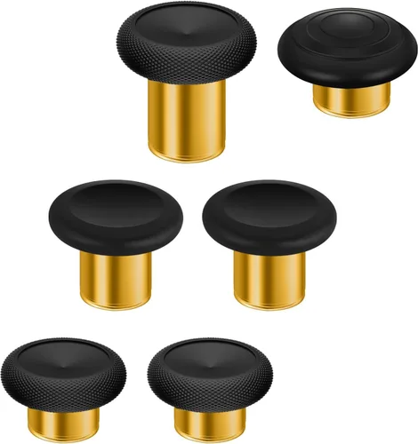 Vista 7 de Accessories for Xbox Elite Controller Series 2 - 13 in 1 Replacement Paddles Gold Color Thumbsticks Analog Sticks Joystick Parts Repair Kit