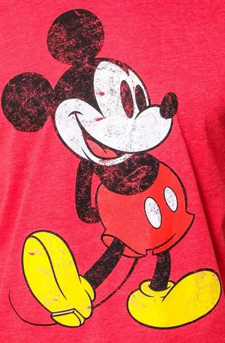 Vista 7 de Disney Mickey Mouse - Camiseta clásica de pie envejecida