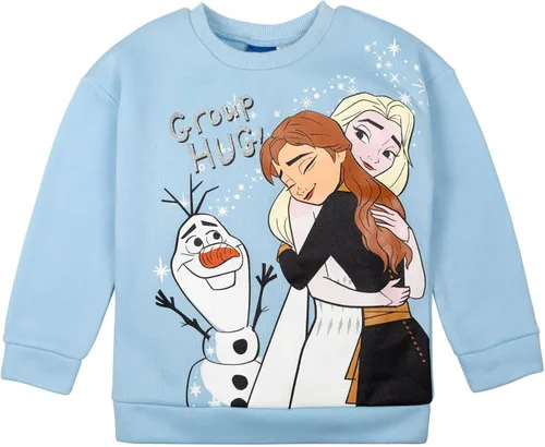 Vista 4 de Disney Frozen Princess Anna Elsa Baby Girls Sweatshirt and Leggings Outfit Set Infant to Big Kid