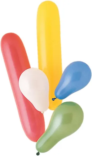 Vista 4 de Globos de látex de formas y tamaños surtidos, 25