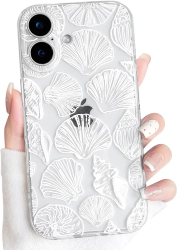 Vista 85 de NITITOP Funda para iPhone 13 Clear Sea Animal - Pez negro Pescado Negro