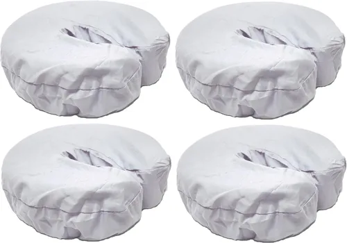 Vista 3 de Therapist's Choice® Premium Deluxe - Fundas de microfibra para mesa de masaje, 4 unidades por paquete (negro)