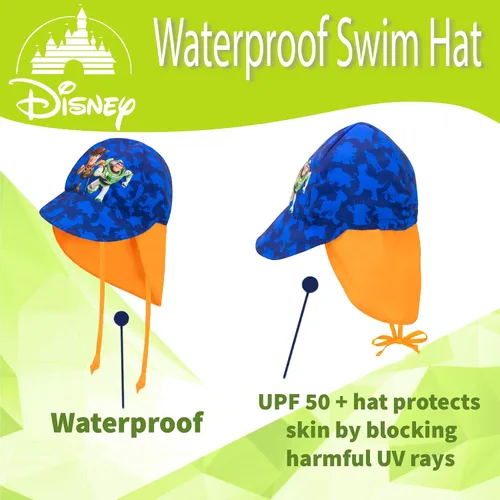 Vista 2 de Disney Sombrero de natación para niños pequeños sombrero de sol para niños sombrero de verano con favoritos sombrero de sol para bebé