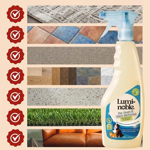 Vista 3 de Spray removedor de manchas y olores para mascotas, limpiador enzimático