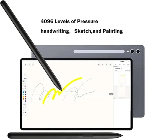 Vista 3 de Galaxy Tab S6 Lite S Pen Stylus compatible con Samsung Galaxy Tab S6 Lite (EJ-PP610) /Notable 2/BOOX/Wacom Tablet Touch Stylus Pen (gris Oxford)