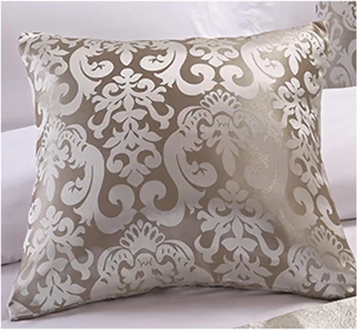 Vista 3 de Funda de almohada de 19.7 x 19.7 in, paquete de 1, fundas de almohada cuadradas con cremallera invisible sin núcleo para decoración de cama