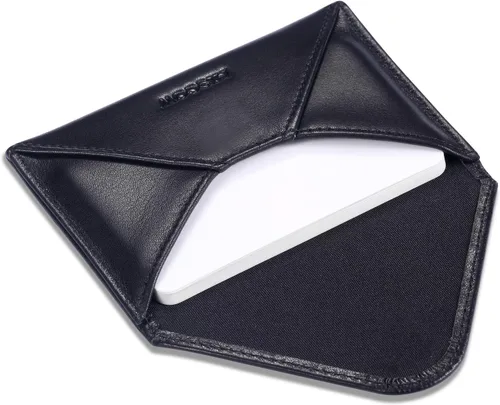 Vista 5 de HISCOW Estuche para tarjetas de visita con cierre magnético - Piel de becerro italiana (negro)