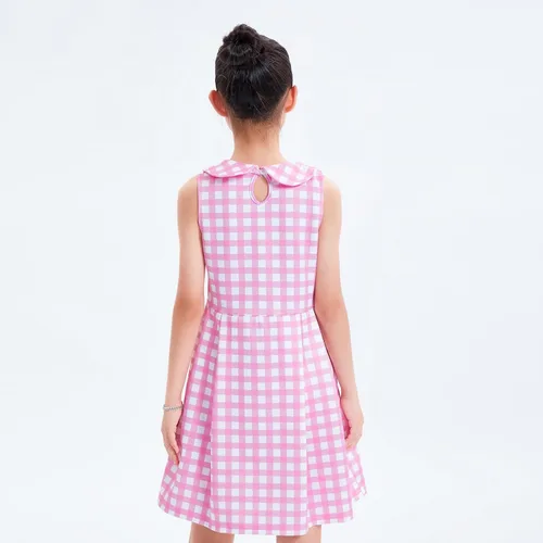 Vista 5 de Aifawile Girls Pink Cosplay Costume Dress Halloween Birthday Party Costumes With Accessories