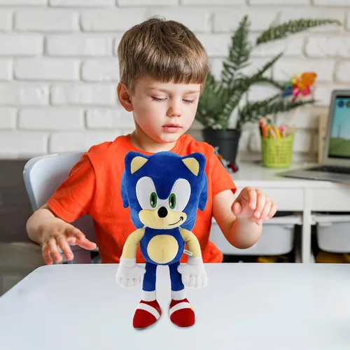 Vista 4 de Figuras de peluche de animales de peluche (azul)