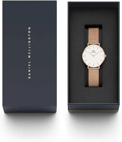 Vista 8 de Daniel Wellington Reloj Petite de acero inoxidable oro rosa (316L)