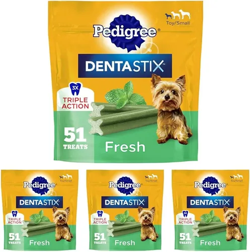 Vista 12 de Pedigree Dentastix - Golosinas dentales pequeñas y de juguete para perros