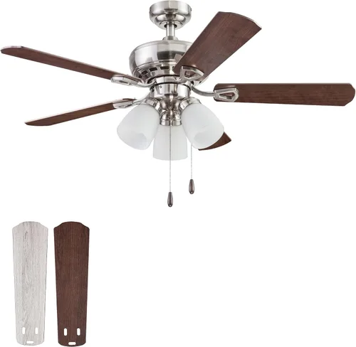 Vista 11 de Portage Bay 51442 Miller Park Ventilador de techo, 44, bronce