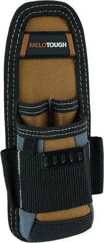 Vista 7 de MELOTOUGH Pequeña bolsa de herramientas eléctrica con clip en bolsa de herramientas, bolsa de cinturón de herramientas con funda para cinturón, mini