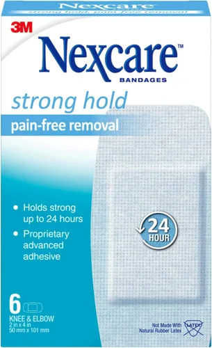 Vista 10 de Nexcare Strong Hold Pain Free Removal Bandages, Assorted, 40 Count