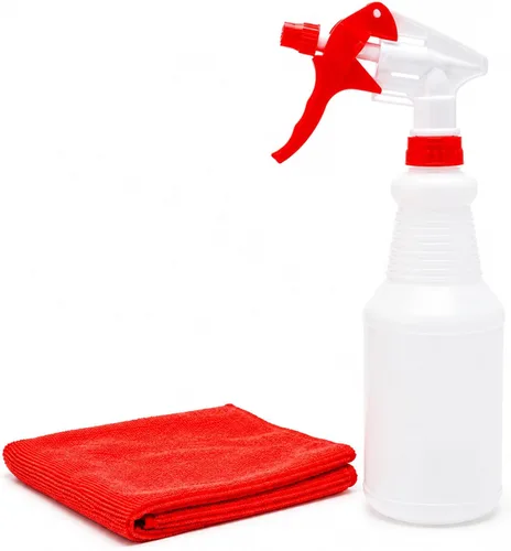 Vista 13 de Restaurantware Juego de botellas de spray surtidas de plástico de 25 onzas, paquete de 4 Surtido